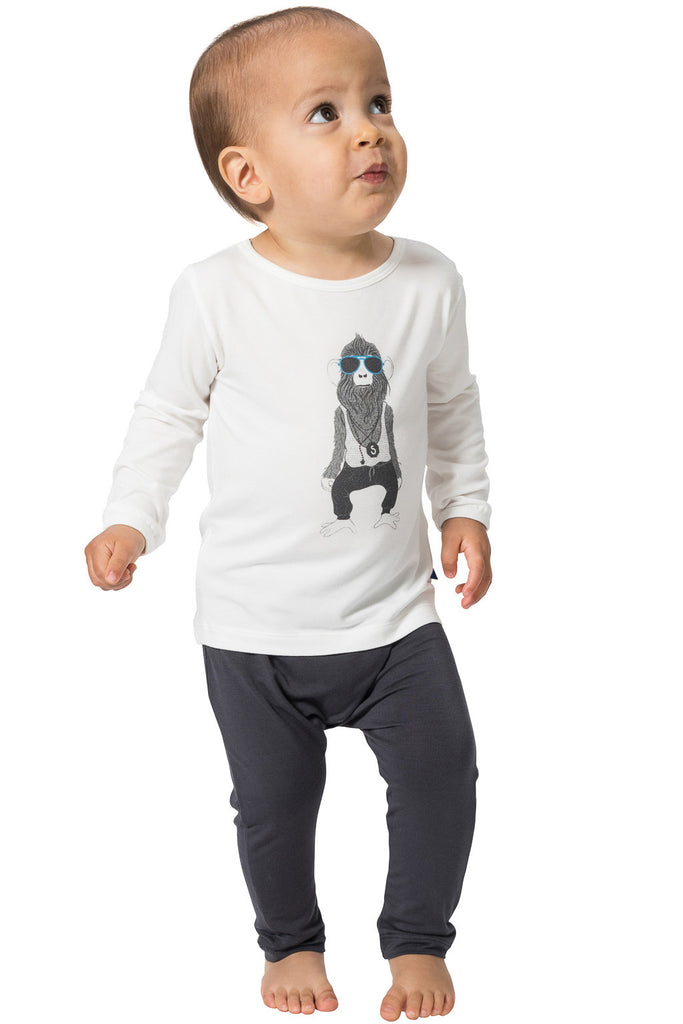 Bamboo long sleeve Tee Cheeky chimp - SNUGALICIOUS BAMBOO