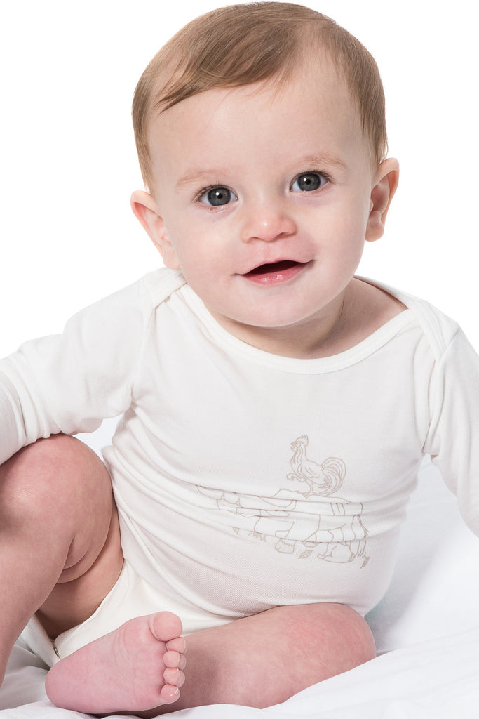 Gift set - Long sleeve onesie/bib/hat - Zodiac - SNUGALICIOUS BAMBOO