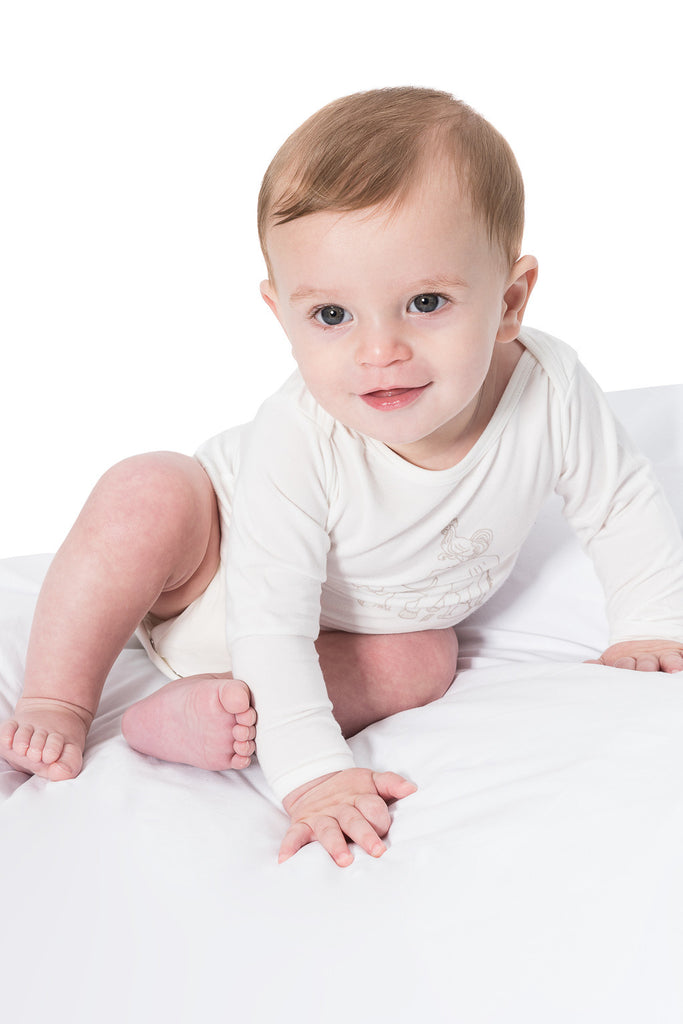 Gift set - Long sleeve onesie/bib/hat - Zodiac - SNUGALICIOUS BAMBOO