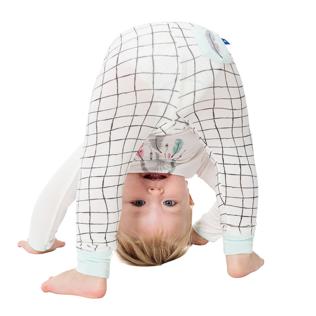 Bamboo long John Pyjamas - Tessa'a dreamcatcher - SNUGALICIOUS BAMBOO