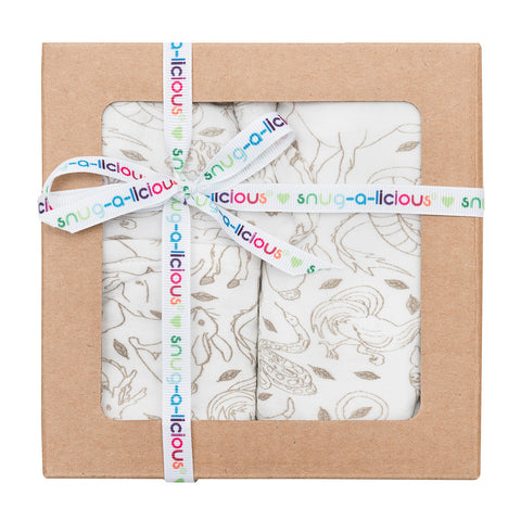Gift set - Long sleeve onesie/Blanket - Zodiac