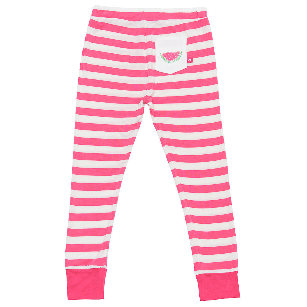 Bamboo long John Pyjamas - Tina's Watermelon - SNUGALICIOUS BAMBOO