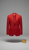 Signal Red Tailored Blazer