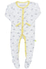 Bamboo sleep suit - Cloud print