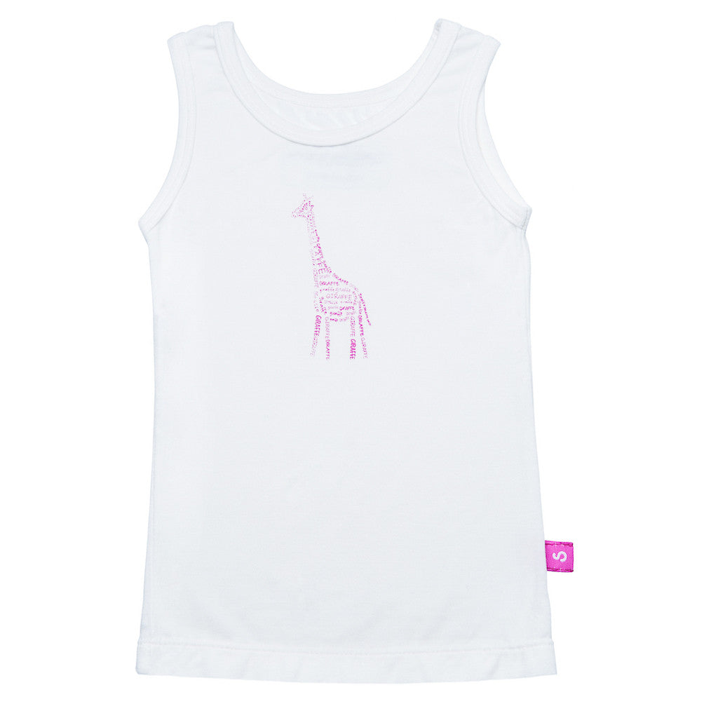 Tank top - Kiki the giraffe - SNUGALICIOUS BAMBOO