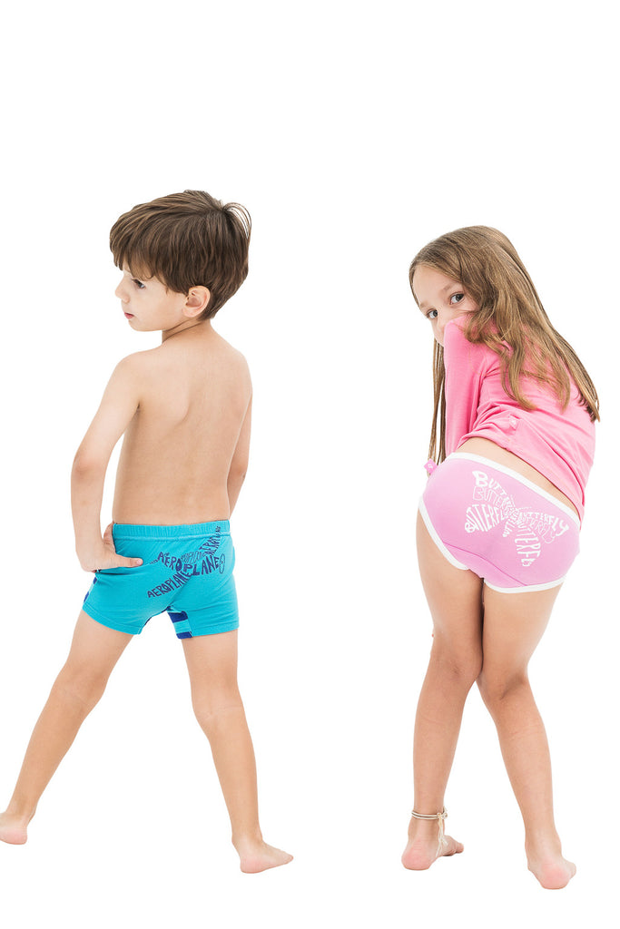 Bamboo boxer shorts - Daniel's aeroplane - SNUGALICIOUS BAMBOO