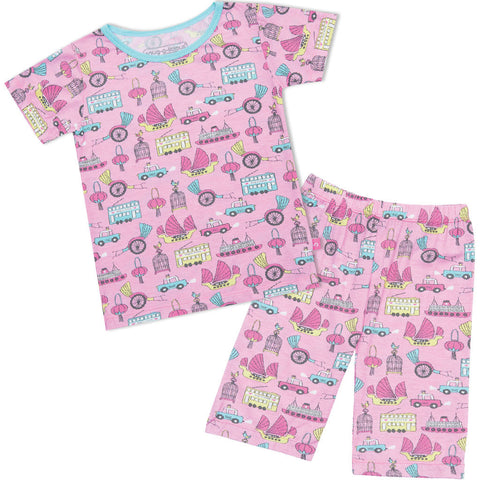 Bamboo long John Pyjamas- Pippa's popcicle