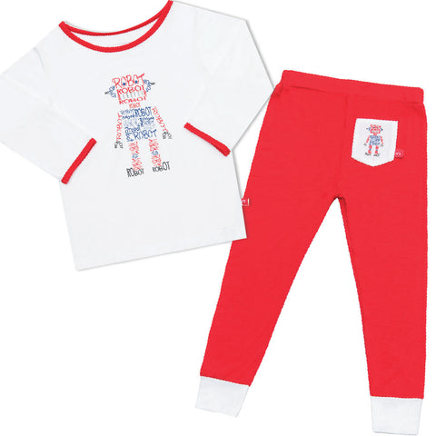 Bamboo short pyjamas - Hong Kong boy's print