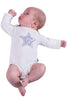 Bamboo Long sleeve onesie - Unisex Amelia's Star - SNUGALICIOUS BAMBOO