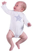 Bamboo Long sleeve onesie - Unisex Amelia's Star - SNUGALICIOUS BAMBOO