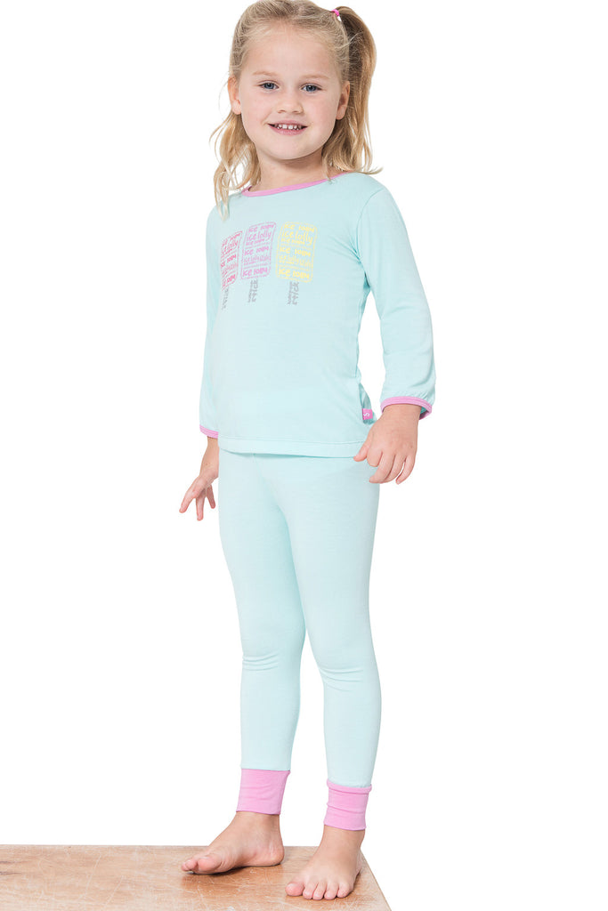 Bamboo long John Pyjamas- Pippa's popcicle - SNUGALICIOUS BAMBOO