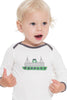 Bamboo long sleeve onesie - Sebastian's Star ferry - SNUGALICIOUS BAMBOO