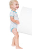 Bamboo onesie - short sleeve - Jim's Dino Print (AOP) - SNUGALICIOUS BAMBOO