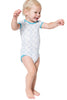 Bamboo onesie - short sleeve - Jim's Dino Print (AOP) - SNUGALICIOUS BAMBOO