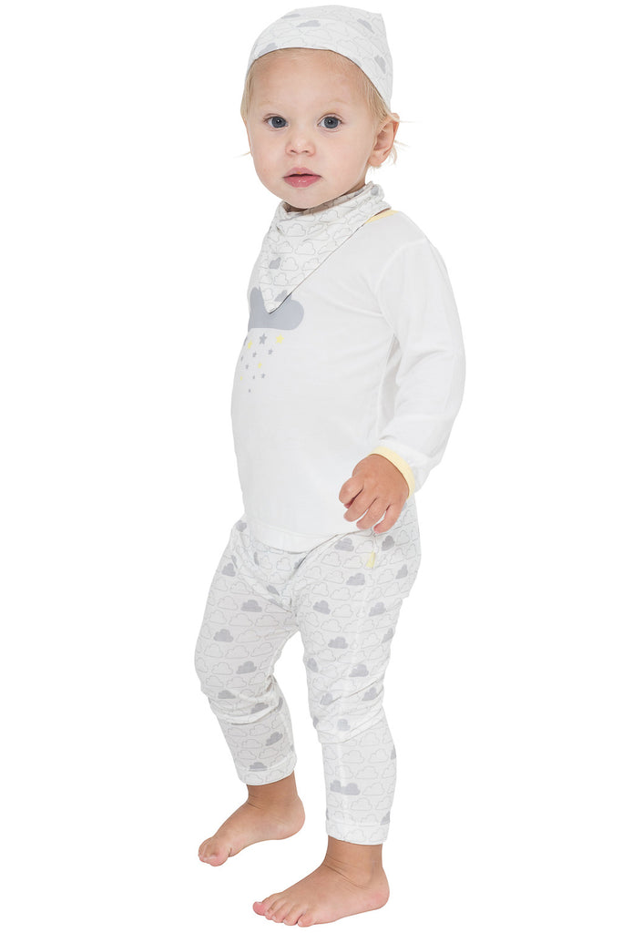 Bamboo play set - Unisex cloud print - SNUGALICIOUS BAMBOO