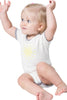 Bamboo onesie - short sleeve - Sunshine on a cloudy day - SNUGALICIOUS BAMBOO