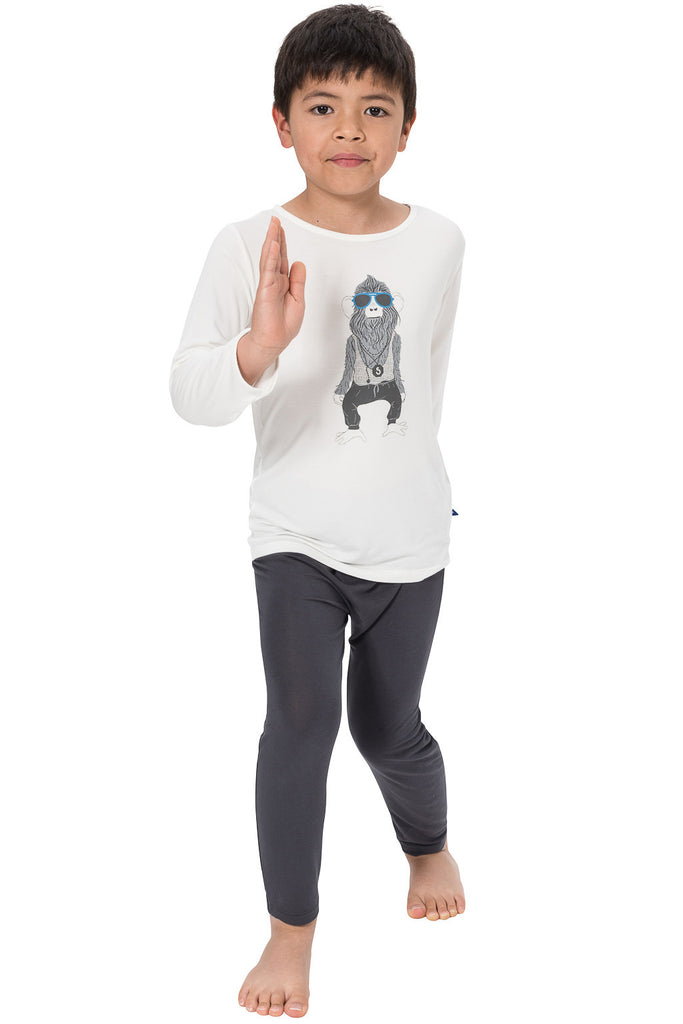 Bamboo long sleeve Tee Cheeky chimp - SNUGALICIOUS BAMBOO