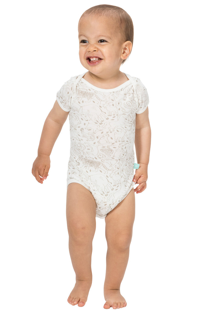 Bamboo onesie - short sleeve - Zodiac - SNUGALICIOUS BAMBOO