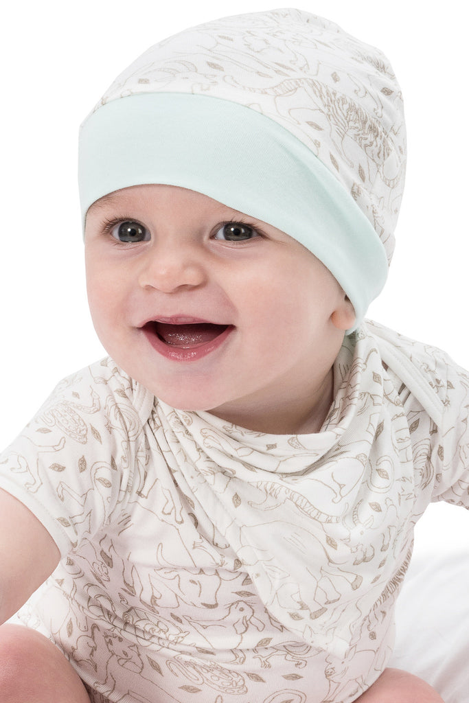 Bamboo baby hat - knot top style -Zodiac - SNUGALICIOUS BAMBOO