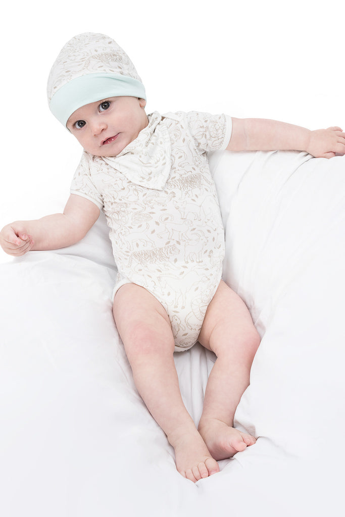 Bamboo baby hat - knot top style -Zodiac - SNUGALICIOUS BAMBOO