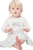 Bamboo baby blanket - Grid print - SNUGALICIOUS BAMBOO