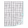 Bamboo baby blanket - Grid print - SNUGALICIOUS BAMBOO