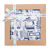 Gift set - Long sleeve onesie/bib/hat - Busy Hong Kong - SNUGALICIOUS BAMBOO