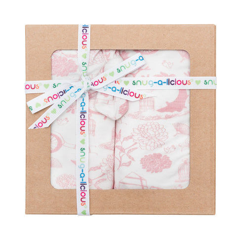 Gift set - Blanket/Hat/Bib - Busy Hong Kong