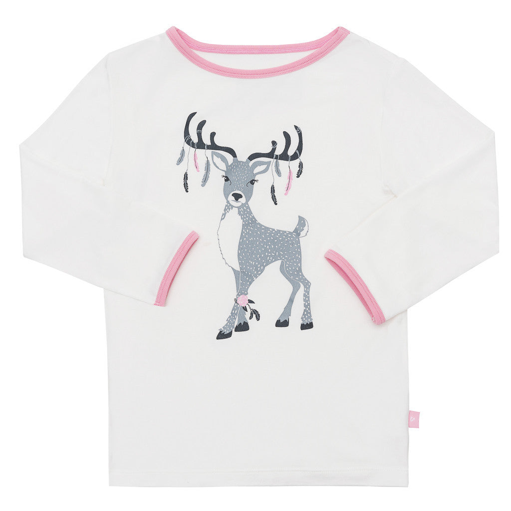 Bamboo long John Pyjamas - Eve's Deer - SNUGALICIOUS BAMBOO