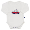 Bamboo onesie - long sleeve - Crazy taxi - SNUGALICIOUS BAMBOO