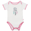 Bamboo onesie - short sleeve -  Dreamcatcher for Tessa - SNUGALICIOUS BAMBOO