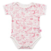 Bamboo onesie - short sleeve - Oriental girl - SNUGALICIOUS BAMBOO