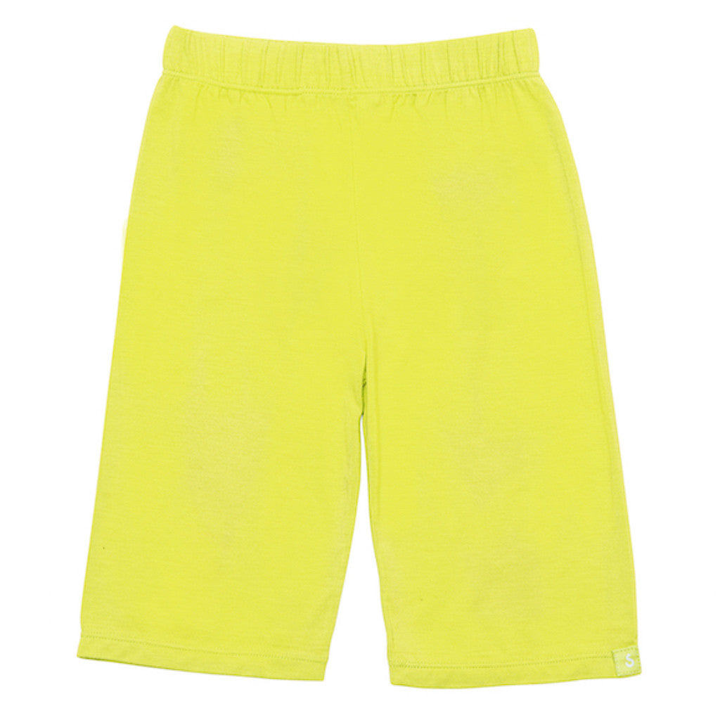 Bamboo Baby yoga pants - short - lime green