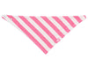 Bamboo baby dribble bib - Beautiful coral Stripe - SNUGALICIOUS BAMBOO