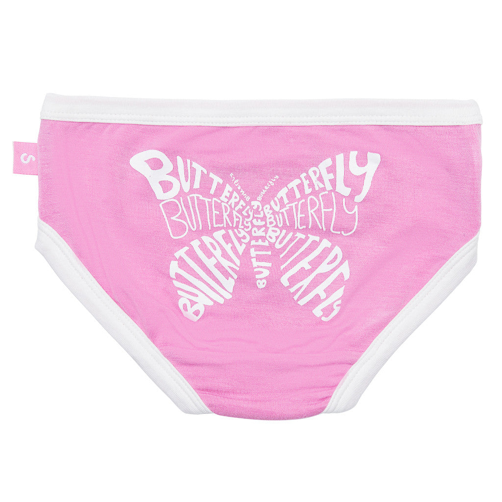 Bamboo Baby comfy undies - girls - emilie the butterfly
