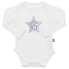 Bamboo Long sleeve onesie - Unisex Amelia's Star - SNUGALICIOUS BAMBOO