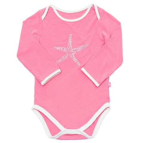 Bamboo long sleeve onesie - Lucy's Birdcage