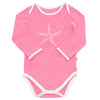 Bamboo onesie - long sleeve - Jessica the starfish - SNUGALICIOUS BAMBOO