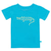 Bamboo short sleeve tee - Cameron the crocodile - SNUGALICIOUS BAMBOO