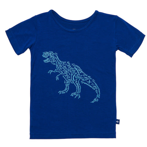 Bamboo short sleeve tee - Cameron the crocodile