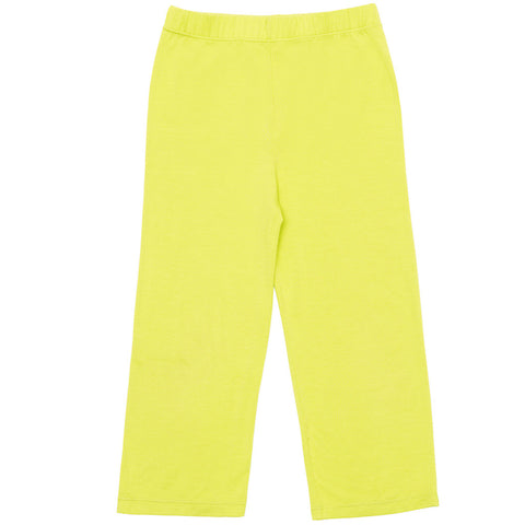 Bamboo yoga pants - short - Lime Green