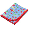 Bamboo baby blanket - Hong Kong print - Boys - SNUGALICIOUS BAMBOO