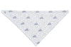 Bamboo baby dribble bib - Beautiful cloud print - SNUGALICIOUS BAMBOO
