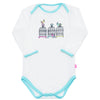 Bamboo long sleeve onesie - Lucy's Birdcage - SNUGALICIOUS BAMBOO