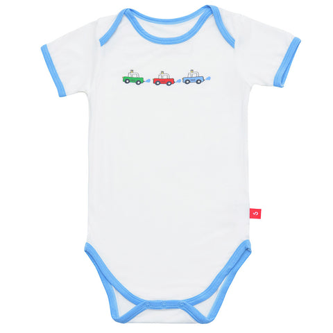 Bamboo onesie - long sleeve - Dino