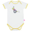 Bamboo onesie - short sleeve - Charlie's Rickshaw - SNUGALICIOUS BAMBOO