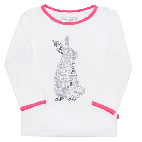 Bamboo long sleeve tee - Xanthe's strawberry