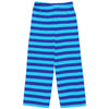 Bamboo yoga pants - Blue stripe - SNUGALICIOUS BAMBOO