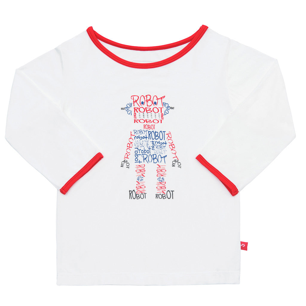 Bamboo long John Pyjamas - Roberto the Robot - SNUGALICIOUS BAMBOO