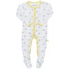 Bamboo sleep suit - Cloud print - SNUGALICIOUS BAMBOO